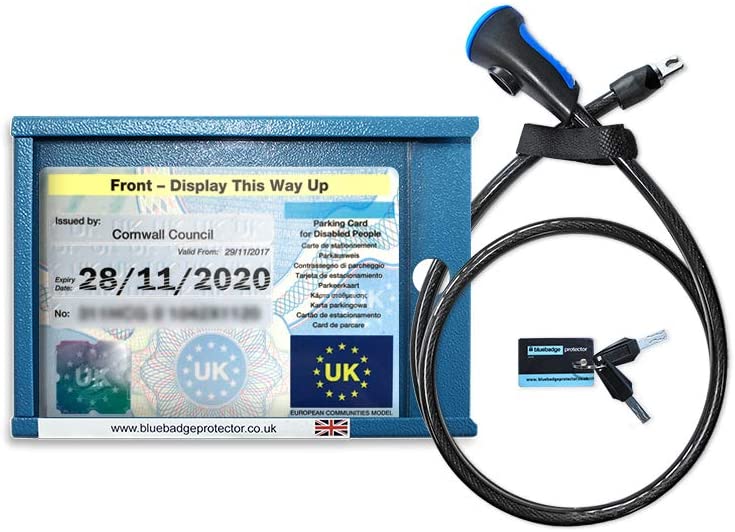 Anti Theft Blue Badge Disabled Lock Holder Security Protector Device for Car - Image 2