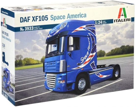 Italeri ITA3933 DAF Trucks Plastic Model kit, No Entered