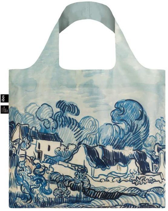 LOQI VAN GOGH Bag Travel Tote, 50 cm, 15 liters, Blue (Old Vineyard and Landscape) VG