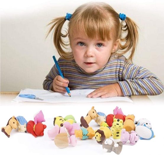 Puzzle Erasers Animal Erasers【32 Piece】Random Interesting Fancy Pencil Eraser Pack,Good Gifts for Party Favours, Erasers Toy Collection for School Supplies - Image 2
