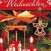 Basic Classic Christmas Card - Christmas Pyramid - 11.6 x 16.6 cm