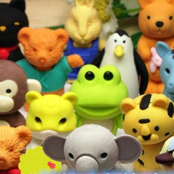 Puzzle Erasers Animal Erasers【32 Piece】Random Interesting Fancy Pencil Eraser Pack,Good Gifts for Party Favours, Erasers Toy Collection for School Supplies - Image 3