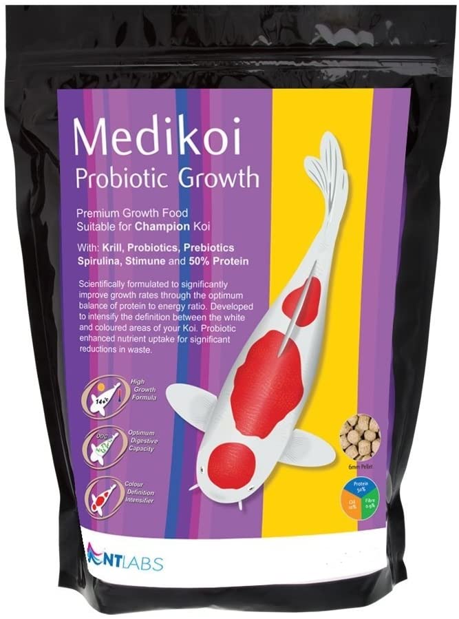 NT Labs Medikoi Probiotic Growth 1.75kg 6mm Pellet, 1.75 kg (Pack of 1)