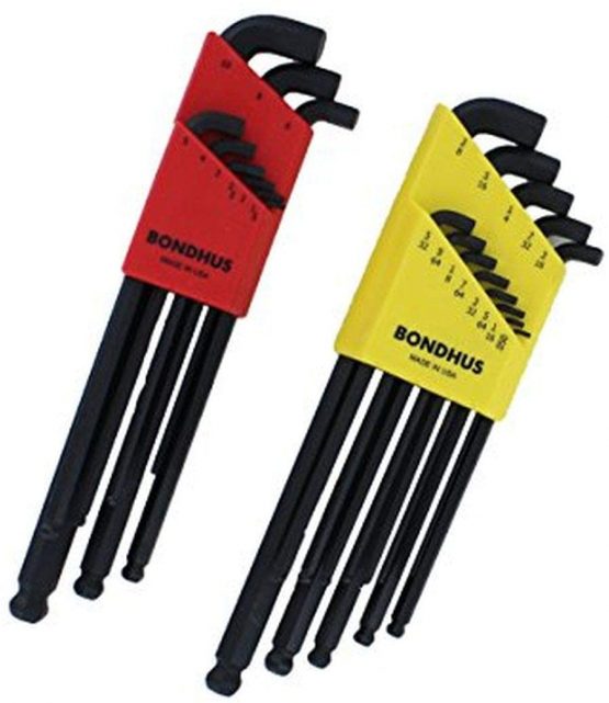 Bondhus 20599 0.050 - 3/8-Inch and 1.5 - 10mm Stubby Ball End Hex Key Double Pack - Image 3