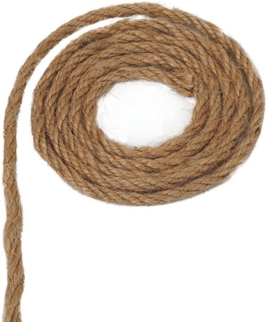 Tenn Well 4mm Thick Jute Twine String, 66 Feet Natural Jute Rope for Gardening, Bundling, Gifts, Decoration and DIY Crafts (Brown) - Image 2