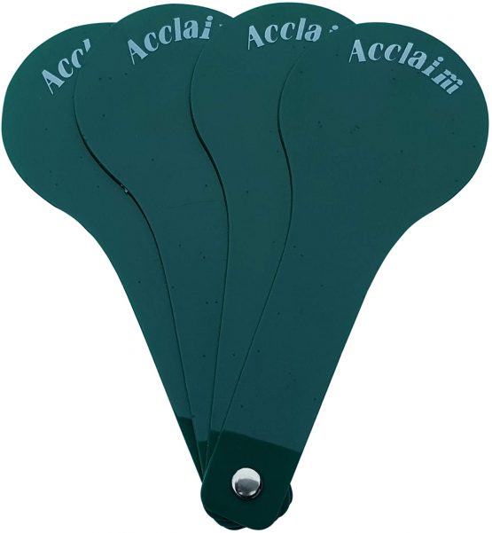 Acclaim Lawn Bowls Umpires Shot Indicators Lollipops Markers One Pair Green & Yellow - Image 2