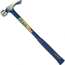 Estwing ESTE325S E3-25S Big Blue Smooth Larger Face, 18" Hndl, Framing Hammer, Nylon-Vinyl Grip, Silver