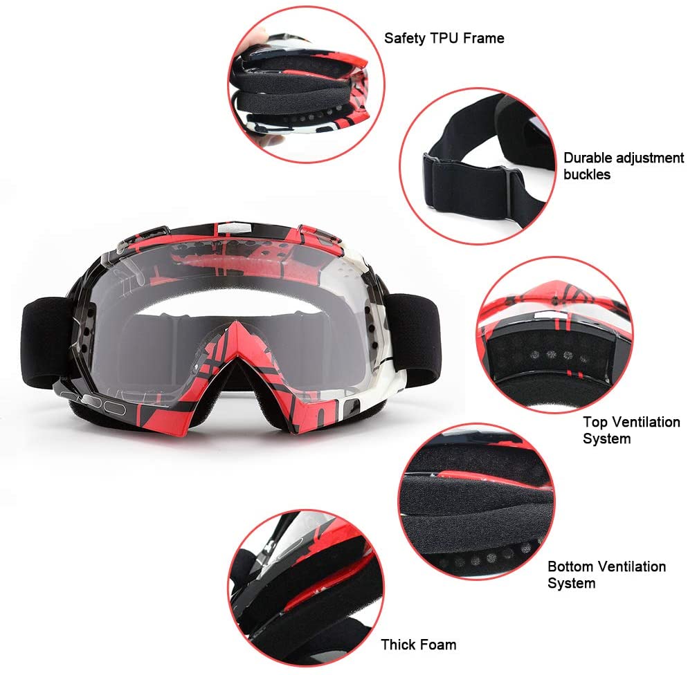 SPOSUNE Motorcycle Goggles - Image 2