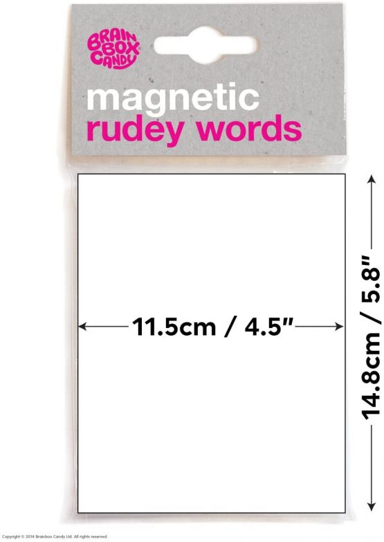 Brainbox Candy Magnetic Rude Peal Off Words - Image 2