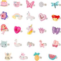 Powerking Girl Rings, Adjustable Jewelry Rings Set and Play Dress Up Rings for Kids and Little Girls, Unicorn/ Butterfly/Flower Rings 24 PCS Bling Bling Set
