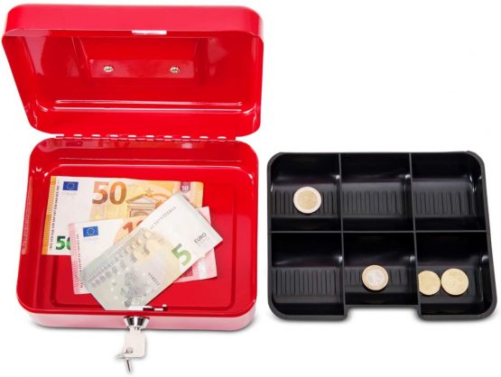 Maul 20 x 17 x 9 cm Cash Box 2 - Red - Image 2