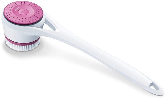 Beurer FC25 Powered Body Brush | for Deeper Cleaning and Exfoliation for Softer Skin | 2 Removable Brush attachments | 2 Speed Settings | Easy-Reach Handle | Waterproof - Image 4