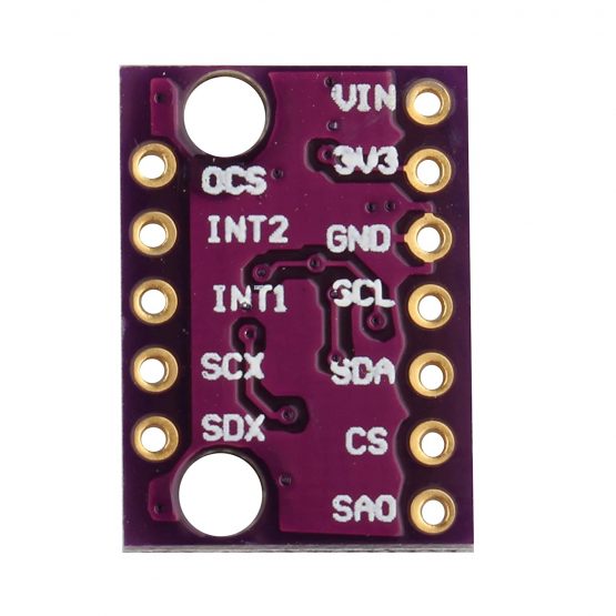 HALJIA GY-LSM6DS3 Module 6 Degrees of Freedom Breakout IIC/SPI Transfer Digital Sensor Vibration Sensor Acceleration Sensor - Image 3