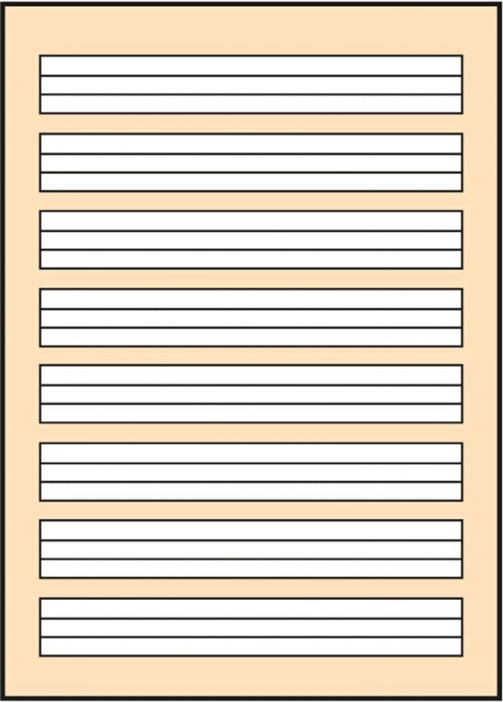 Landre 100050067 A5 Notepad with 16 Pages of 80 GSM Fine Wood-Free Writing Paper with Type 1 Ruling [Pack of 10 in 3 Assorted Designs] - Image 4