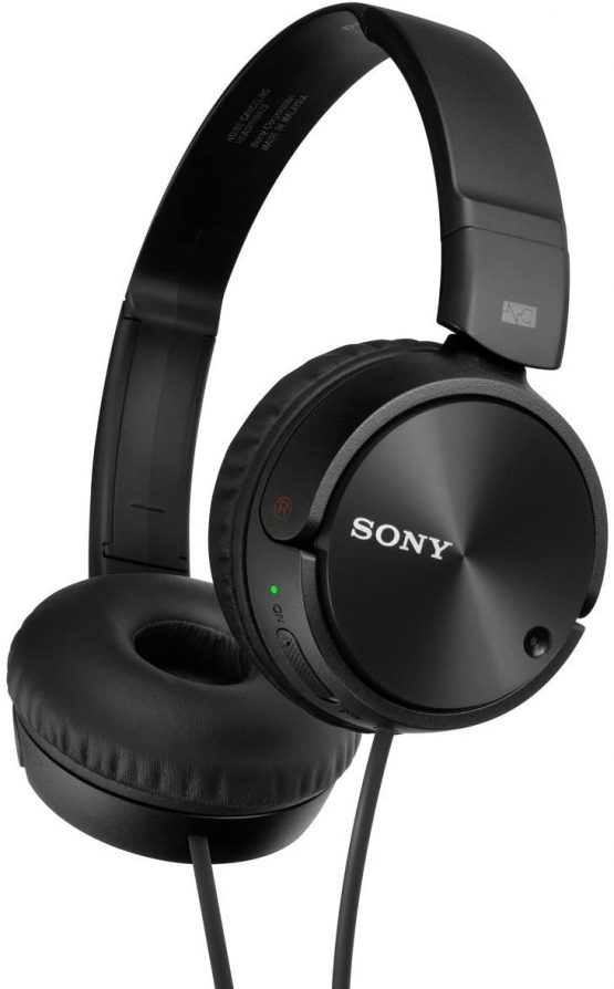 Sony MDR-ZX110NA Overhead Noise Cancelling Headphones - Black - Image 2
