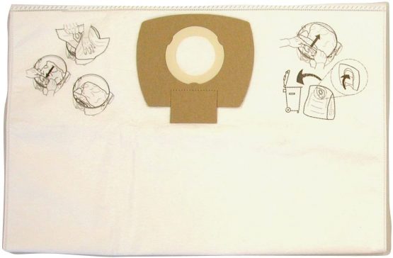 Makita L P-72899 Filter Bags for VC2010L Pack of 5, Grey