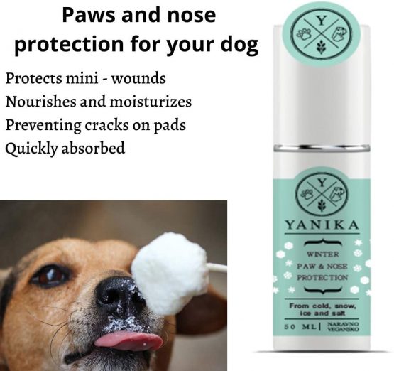 Yanika - dog nose, paws protection, recovery, before walk, from cold, wet, humidity, quickly absorbed, no Vaseline, no wax, not slip, natural, healthy, vegan - Image 4