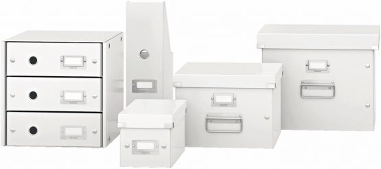 Leitz A4 Storage Box, Click & Store Range, 60440001, White - Image 2