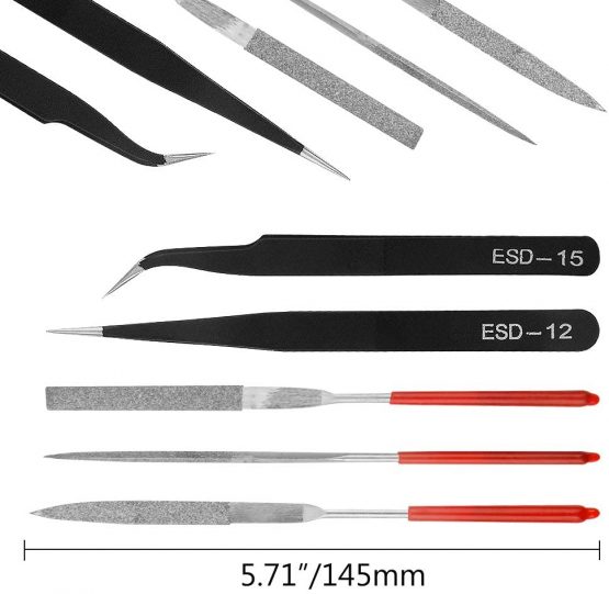 WMYCONGCONG 15 PCS Gundam Modeler Basic Tools Craft Set for Professional Model Assemble Building Repairing Fixing - Image 4