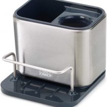 Joseph Joseph Surface Stainless-Steel Caddy Sink Area Organiser, Compact - Silver