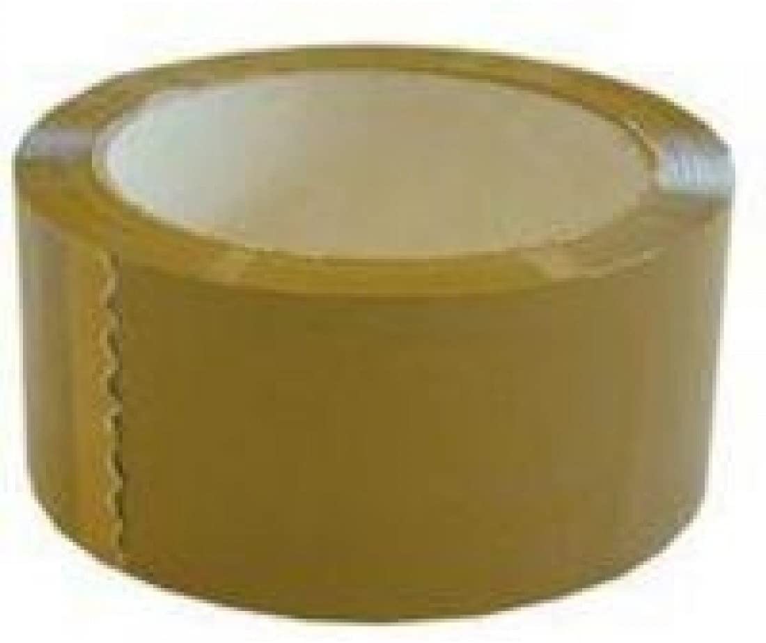Ambassador JF03909 48 x 132mm PP Tape Buff, yellow, 48mm x 132m