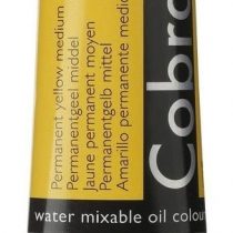 Cobra Water Mixable Oil Paint 40ml Permanent Yellow Medium Series 2