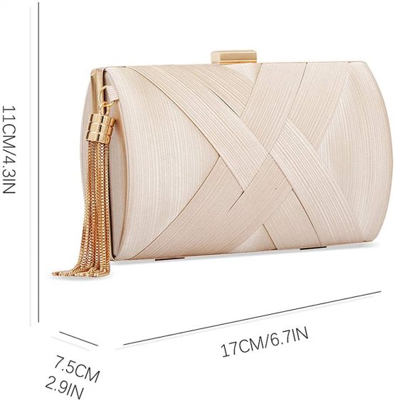 Womens Evening Clutch Bag Designer Evening Handbag,Lady Party Clutch Purse ¡­ - Image 3