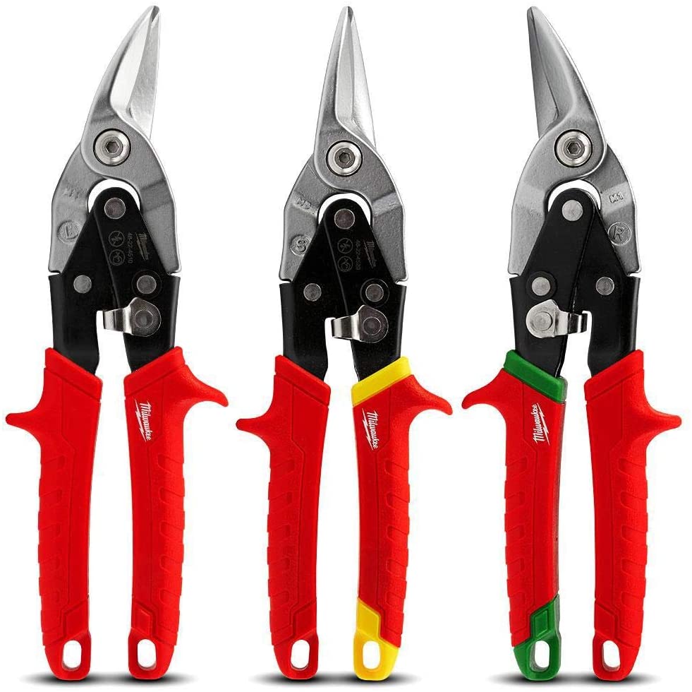 Milwaukee 48224533 Snips Promo Set of 3, Red Black, 0 - Image 2