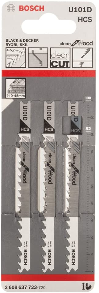 Bosch 2608637723 Jigsaw Blade, Blue, 45cm x 40cm x 25cm - Image 2
