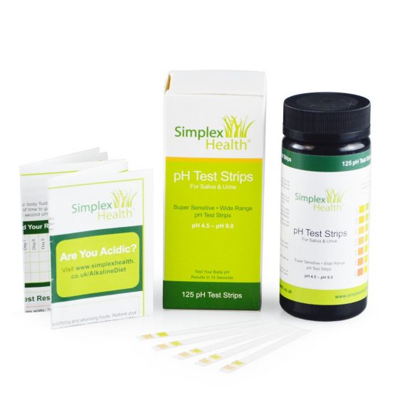 SimplexHealth pH Test Strips 4.5-9.0 Urine & Saliva Acid Alkaline pH Testing (125 Strips) Better Than Litmus Paper - Image 4