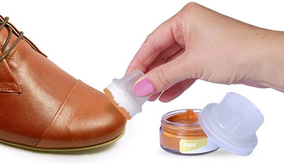 Shoe Cream with Sponge Applicator, Intensive Leather Care and Nourishing, Kaps Delicate, 70 colours - Image 4