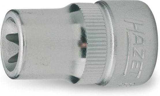 HAZET 880-E12 28 mm E 12 Torx Profile Socket - Chrome-Plated/Polished