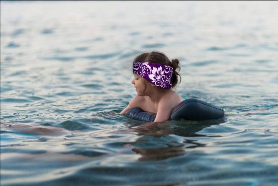 Swimming Headband for Babies, Toddlers, Kids, Adults - Designed to Help Prevent swimmer's Ears - Elastic Swim Hair Guard & Ear Guard - Keep Water Out, Hold Earplugs In Waterproof Band for Kids Adult - Image 4