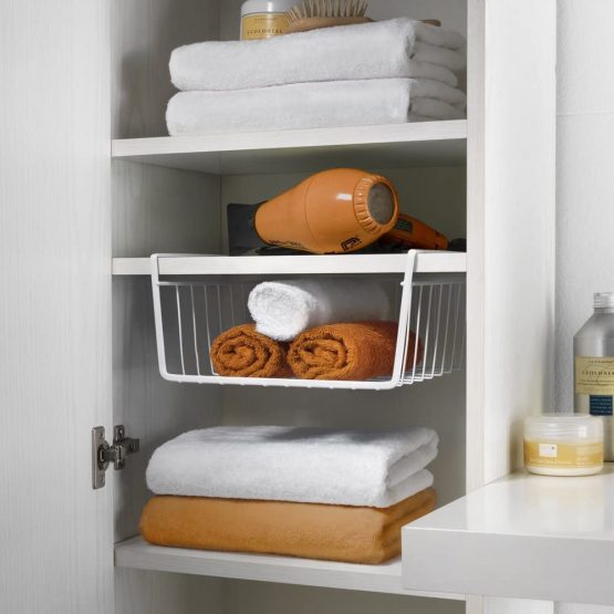 Metaltex 'Babatex' Hanging Under Shelf Storage Basket, 30 cm - Image 4