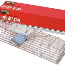Pest-Stop PSMCAGE Galvanised Steel Mink Cage Trap, 78.1 cm*17.3 cm*15.5 cm