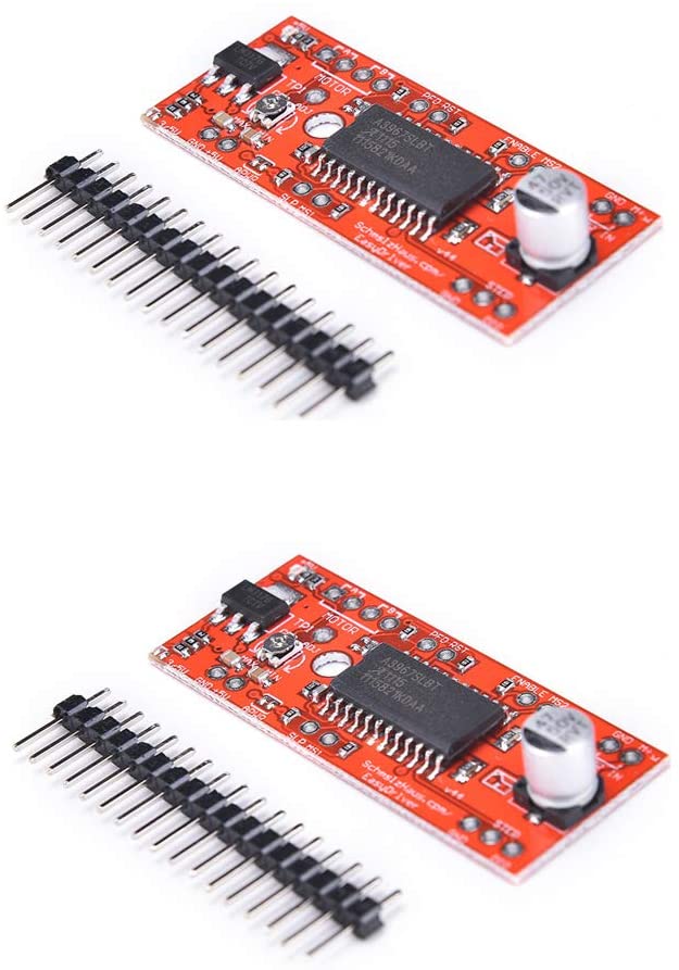 HiLetgo 2pcs A3967 Stepper Motor Driver Board EasyDriver Stepper Motor Driver V44 for Arduino EK1204