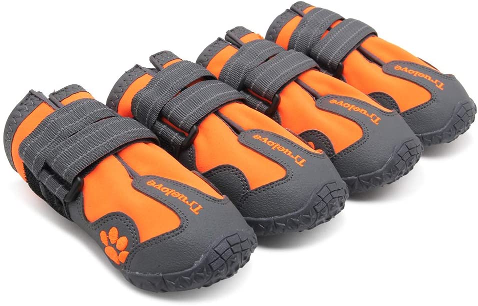 MOKCCI Truelove Dog Boots Waterproof Paw Protector Pet Shoes with Reflective Straps for Small Medium Large Dog Outdoor - Image 4