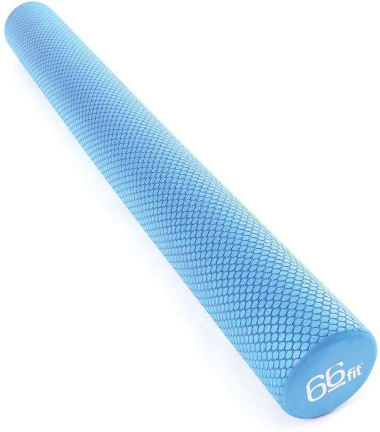 66fit EVA Foam Roller 10cm x 90cm - Physio Pilates Yoga Trigger Point Massage