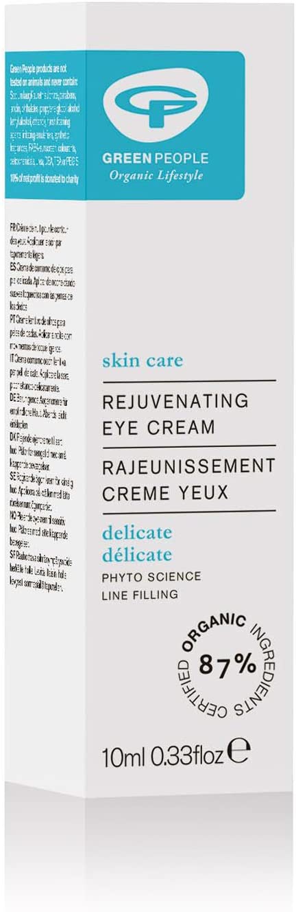 Green People Rejuvenating Eye Cream, Natural & Organic, For Dark Circles & Puffy Eyes, Paraben & Alcohol Free - Image 3
