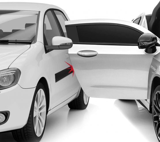 Xcellent Global Car Door Protection Removable Magnetic Car Door Guard Strip 2 Meter - Black D.I.Y. Kit M-AT007