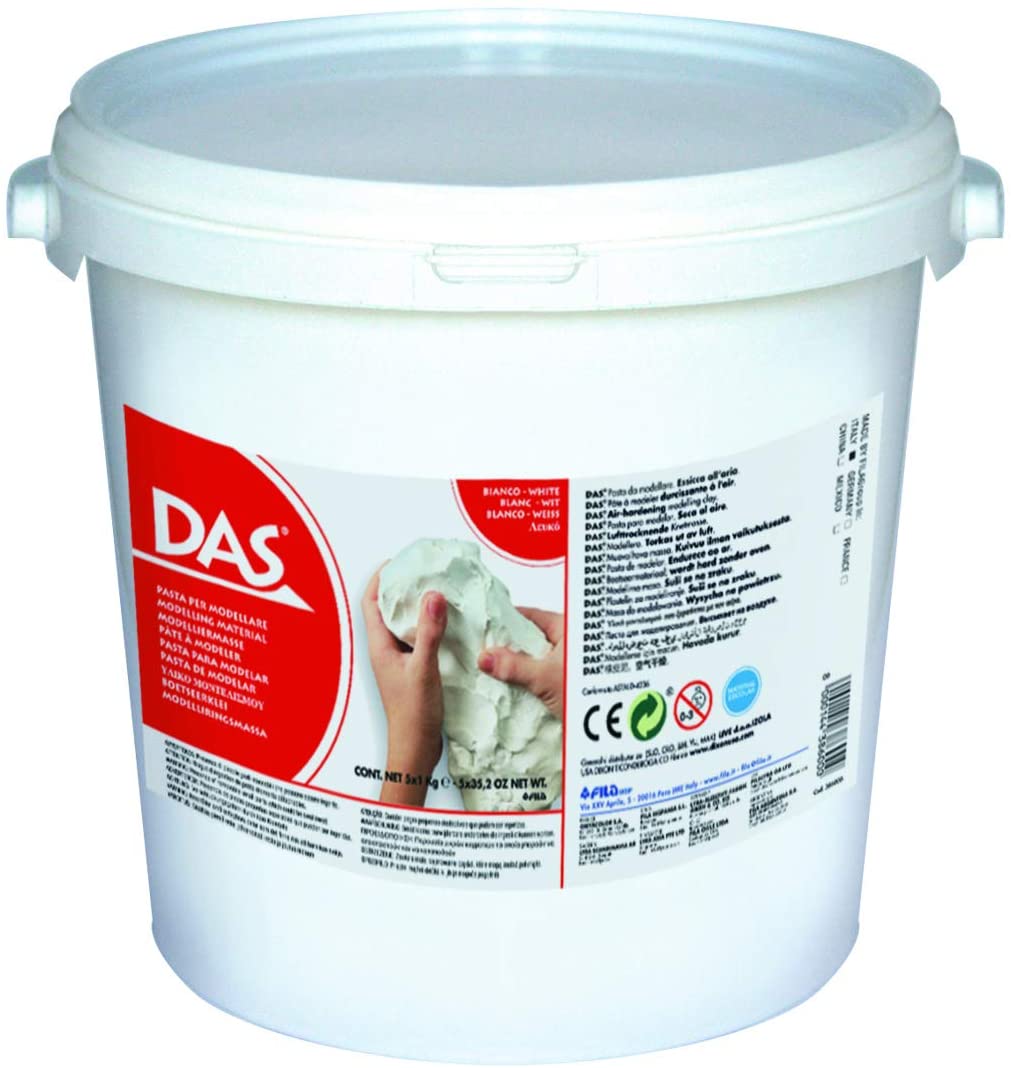 Das Modelling Air Dry Clay White - School Pack 4 X 500G Bucket - Modelling Air  Dry Clay White - School Pack 4 X 500G Bucket . shop for Das products in  India.