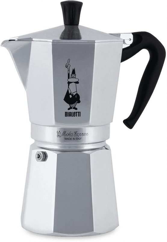 Bialetti Moka Express Aluminium Stovetop Coffee Maker (12 Cup)