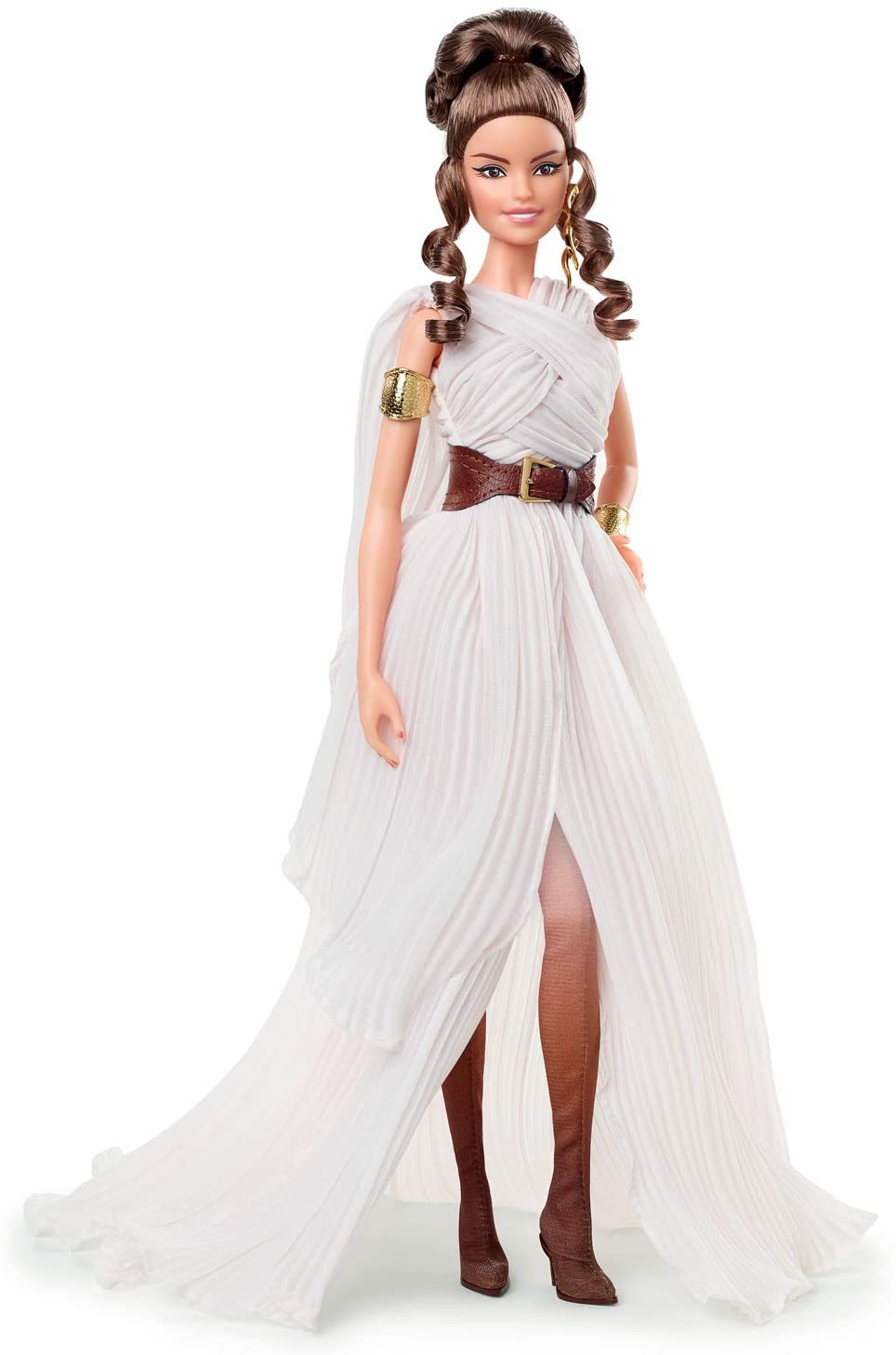 Star Wars Rey X Barbie Doll, Gold, 13.39 pulgadas