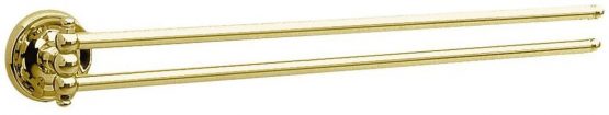 Smedbo Brass Polished "Villa" Swing Arm Towel Rail