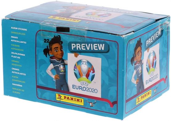 Panini EP20STP1 Euro 2020 Preview Sticker Collection Pack, x120