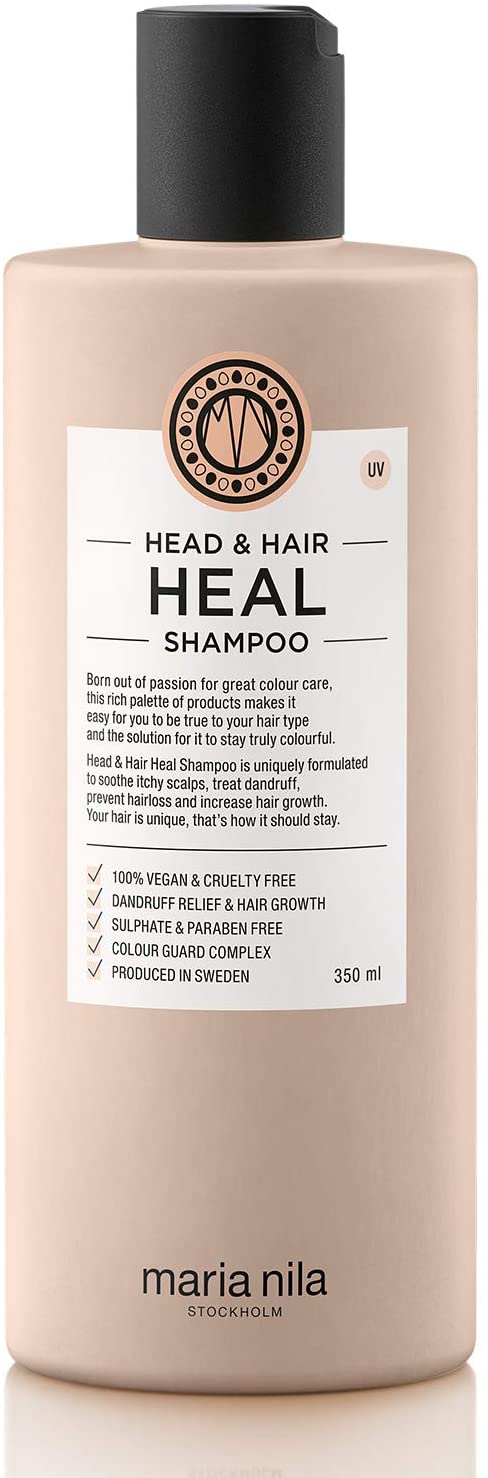 Maria Nila Head & Hair Heal, Soothing Shampoo for Dandruff/Dry & Itchy Scalp
