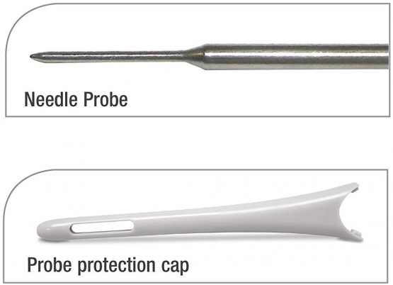 Deltatrak Scientific 11063 Jumbo Display Auto-Cal Needle Probe Thermometer - Image 3