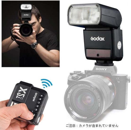 GODOX TT350S TTL 2.4G Camera Flash GN36 1/8000s HSS Wireless Mini Flash Speedlight for Sony Mirrorless Cameras (TT350S) - Image 3