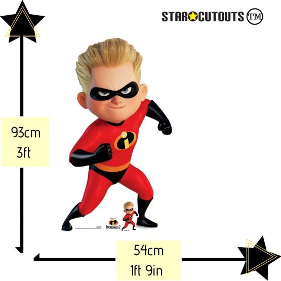 STAR CUTOUTS Dash SC1194 Official Incredibles Movie Lifesize Cardboard Cut Out 93cm/3ft Tall - Image 3