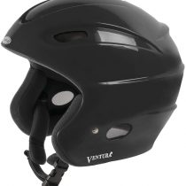 Ventura Unisex-Youth Racing Star II B Ski Helmet-Black, 48-54 cm